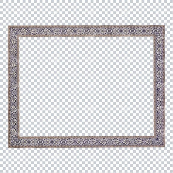 Decorative and Detailed Antique Frame / Border - Perfect for Invitations and Packaging  No.6