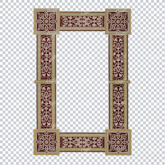 Decorative and Detailed Antique Frame / Border - Perfect for Invitations and Packaging  No.8