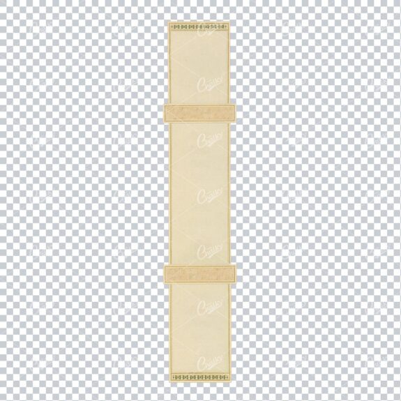 Tall Vertical Banner / Border for Text No.1