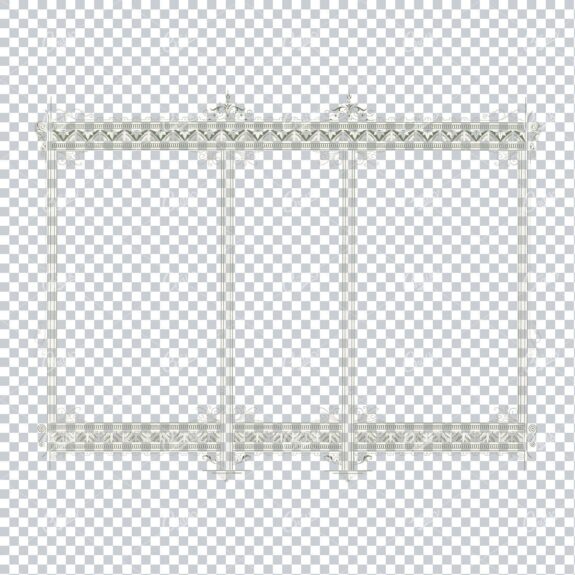 Decorative and Detailed Antique Frame / Border - Perfect for Invitations and Packaging  No.13