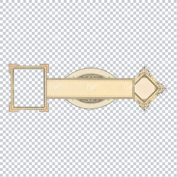 Header Banner Display Piece with Several Areas For Design