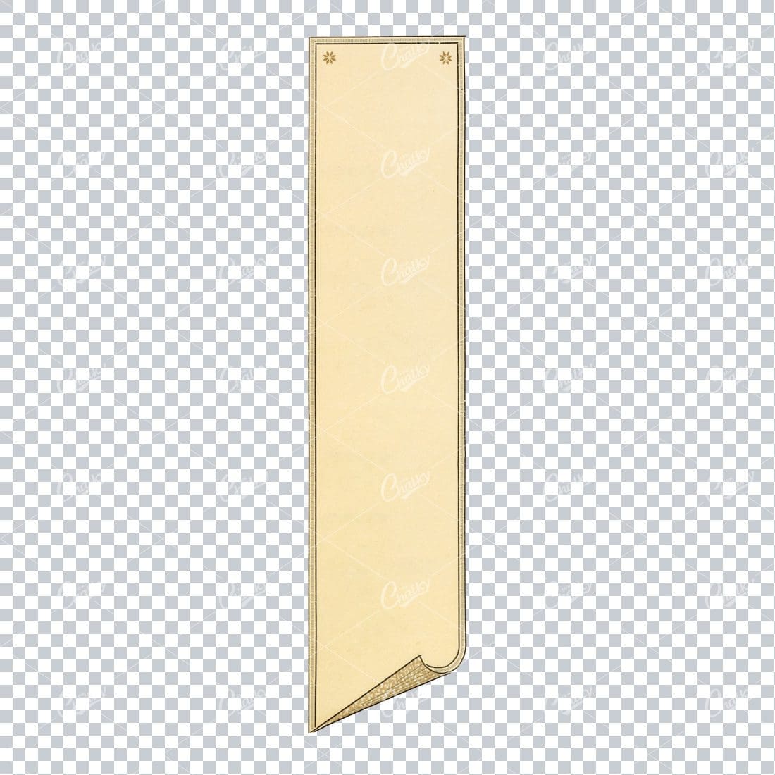 Tall Vertical Banner / Border for Text No.3