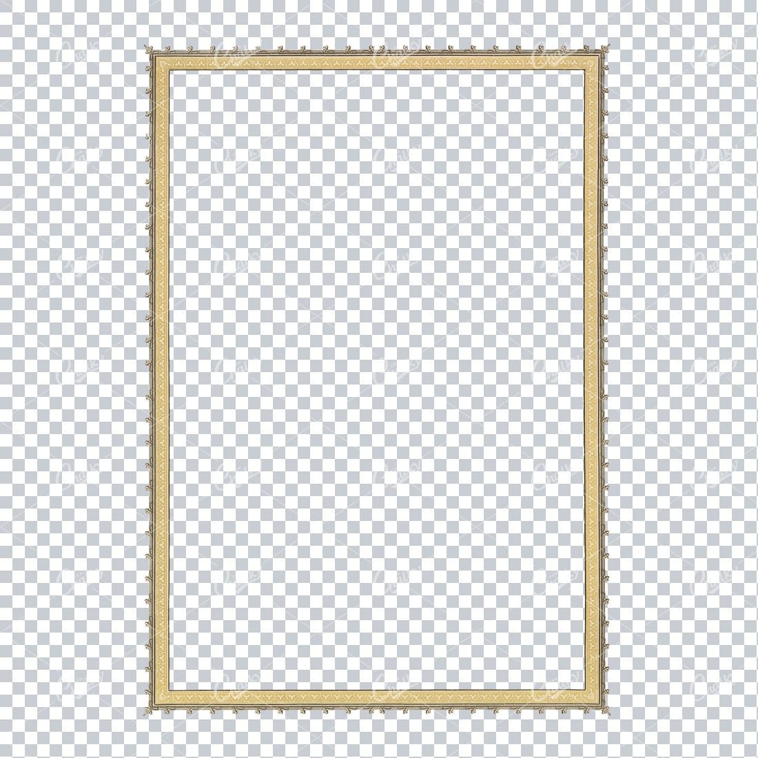Decorative and Detailed Antique Frame / Border - Perfect for Invitations and Packaging  No.14