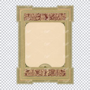Decorative and Detailed Antique Frame / Border - Perfect for Invitations and Packaging  No.16