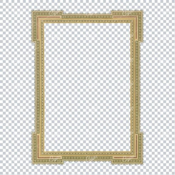 Decorative and Detailed Antique Frame / Border - Perfect for Invitations and Packaging  No.17