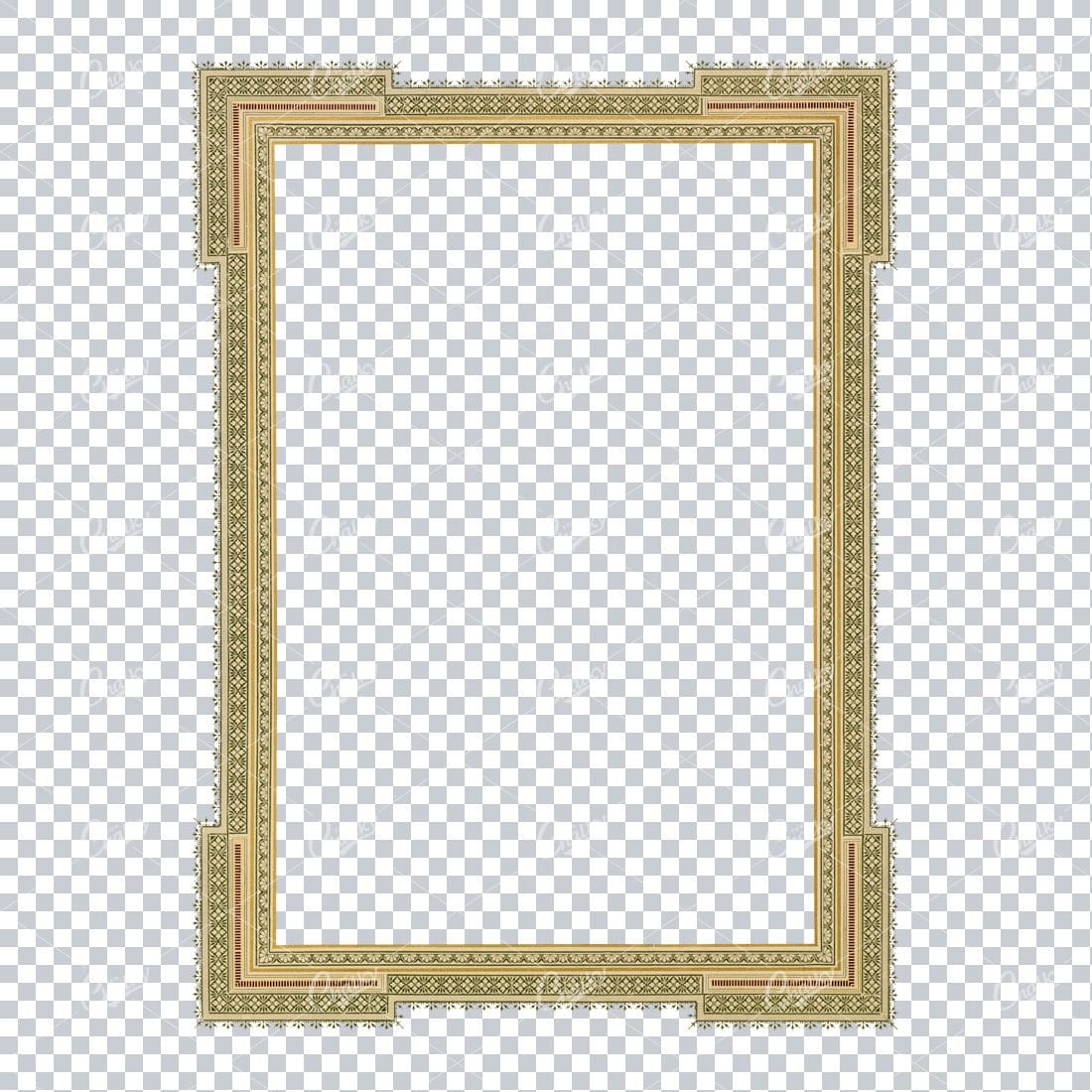 Decorative and Detailed Antique Frame / Border - Perfect for Invitations and Packaging  No.17