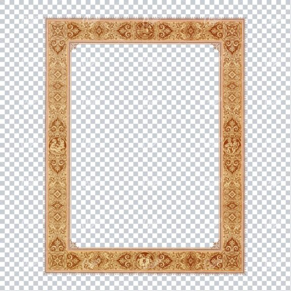 Decorative and Detailed Antique Frame / Border - Perfect for Invitations and Packaging  No.18