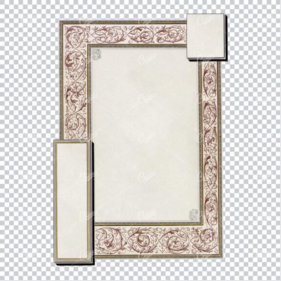 Decorative and Detailed Antique Frame / Border - Perfect for Invitations and Packaging  No.22