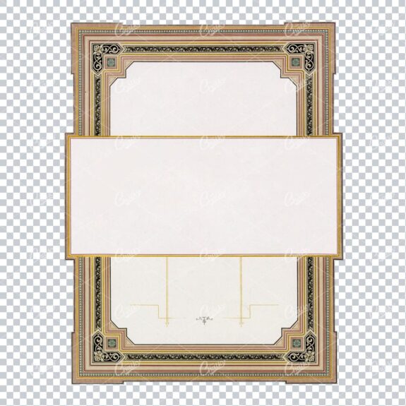 Decorative and Detailed Antique Frame / Border - Perfect for Invitations and Packaging No.26