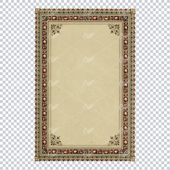 Decorative and Detailed Antique Frame / Border - Perfect for Invitations and Packaging No.27