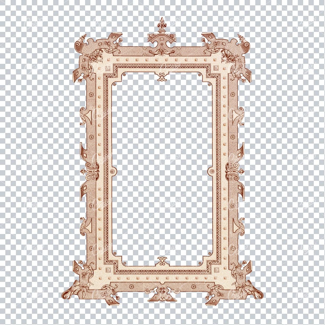 Decorative and Detailed Antique Frame / Border - Perfect for Invitations and Packaging  No.31