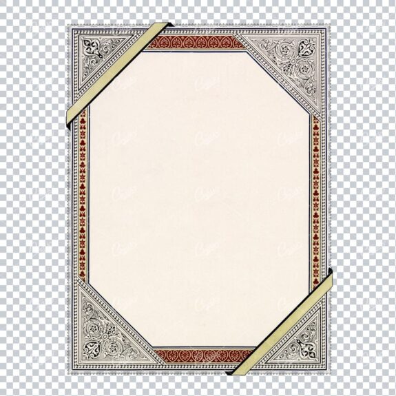 Decorative and Detailed Antique Frame / Border - Perfect for Invitations and Packaging  No.33