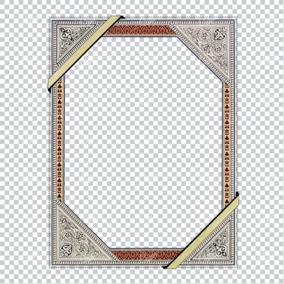 Decorative and Detailed Antique Frame / Border - Perfect for Invitations and Packaging  No.34