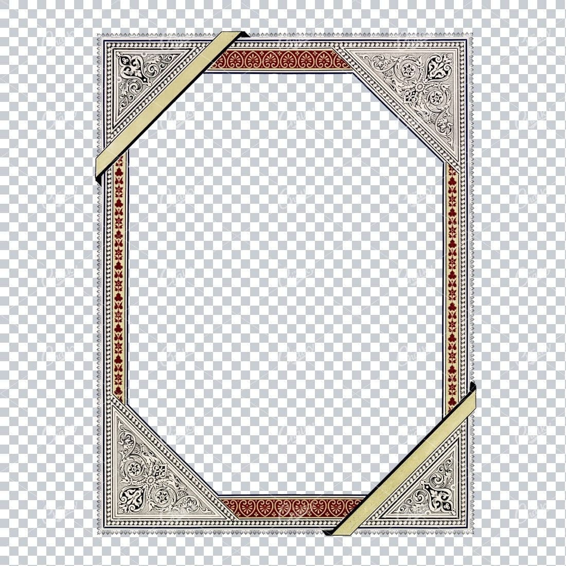 Decorative and Detailed Antique Frame / Border - Perfect for Invitations and Packaging  No.34