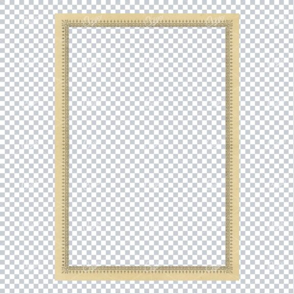 Decorative and Detailed Antique Frame / Border - Perfect for Invitations and Packaging  No.36