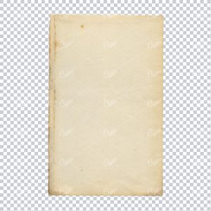 High Quality Antique Paper Texture Isolated from Background - No.1