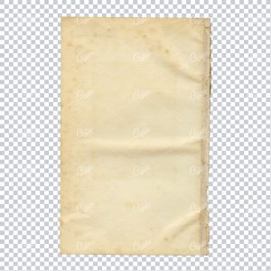 High Quality Antique Paper Texture Isolated from Background - No.2