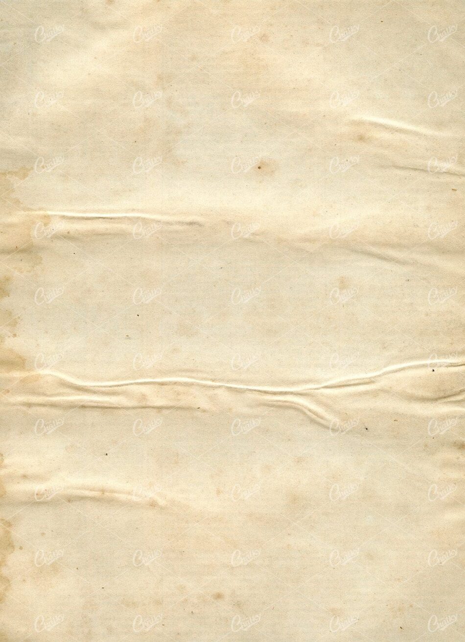 Creases and Damp Stained Old Paper Texture No.2