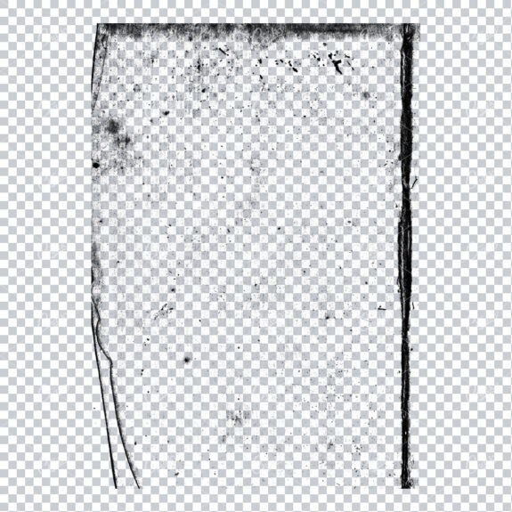 Transparent Book Page Texture - Vintage PNG Overlay No.1