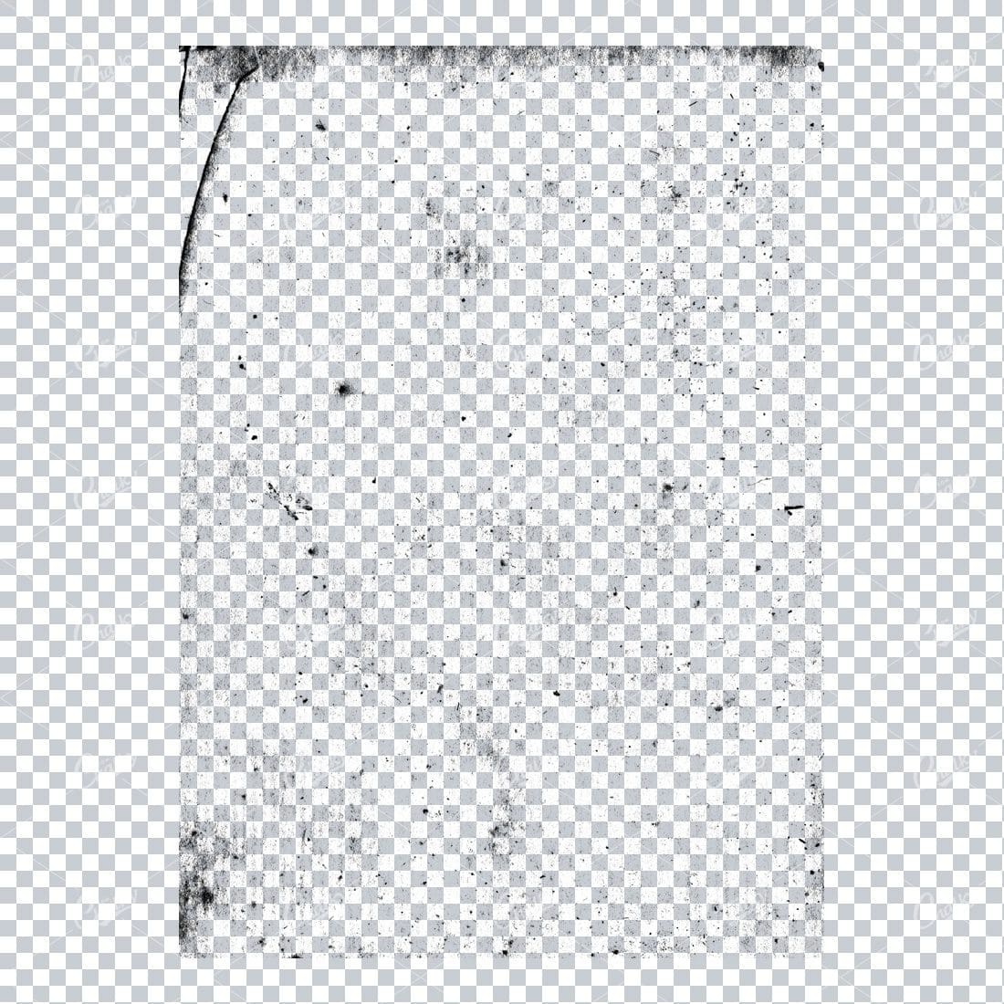 Transparent Book Page Texture - Vintage PNG Overlay No.2