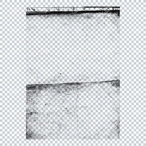 Transparent Book Page Texture - Vintage PNG Overlay No.9