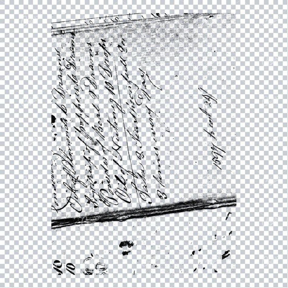 Handwritten Script Letter Fragment – Faded Cursive Overlay Texture ...