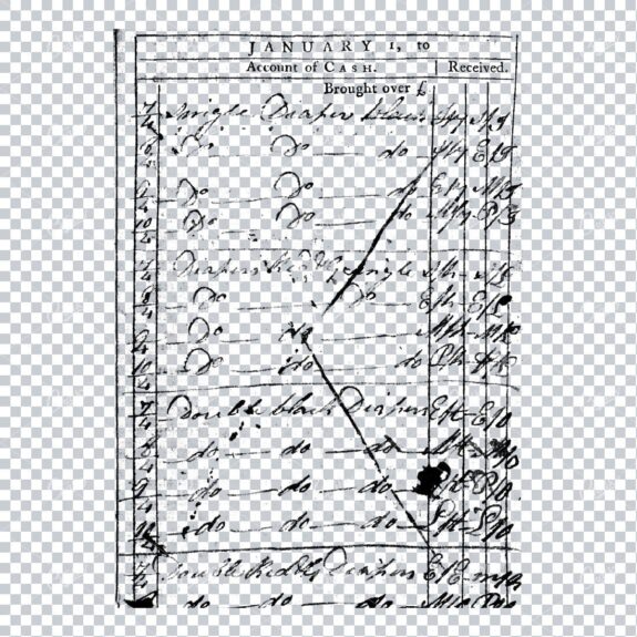 Transparent Book Page Texture - Vintage PNG Overlay No.21
