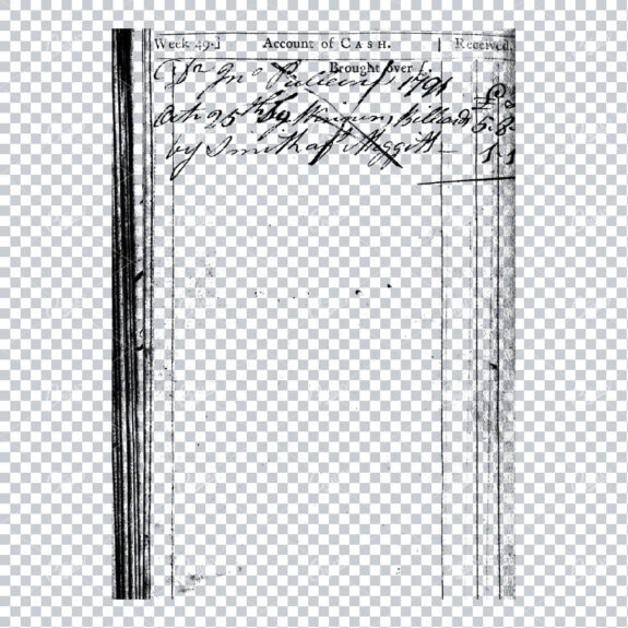 Transparent Book Page Texture - Vintage PNG Overlay No.27