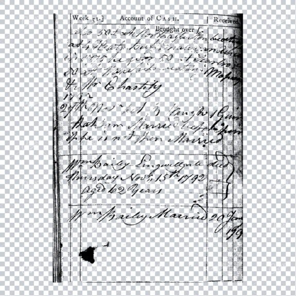 Transparent Book Page Texture - Vintage PNG Overlay No.30