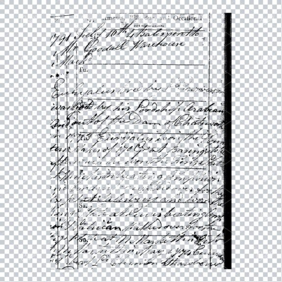 Transparent Book Page Texture - Vintage PNG Overlay No.31