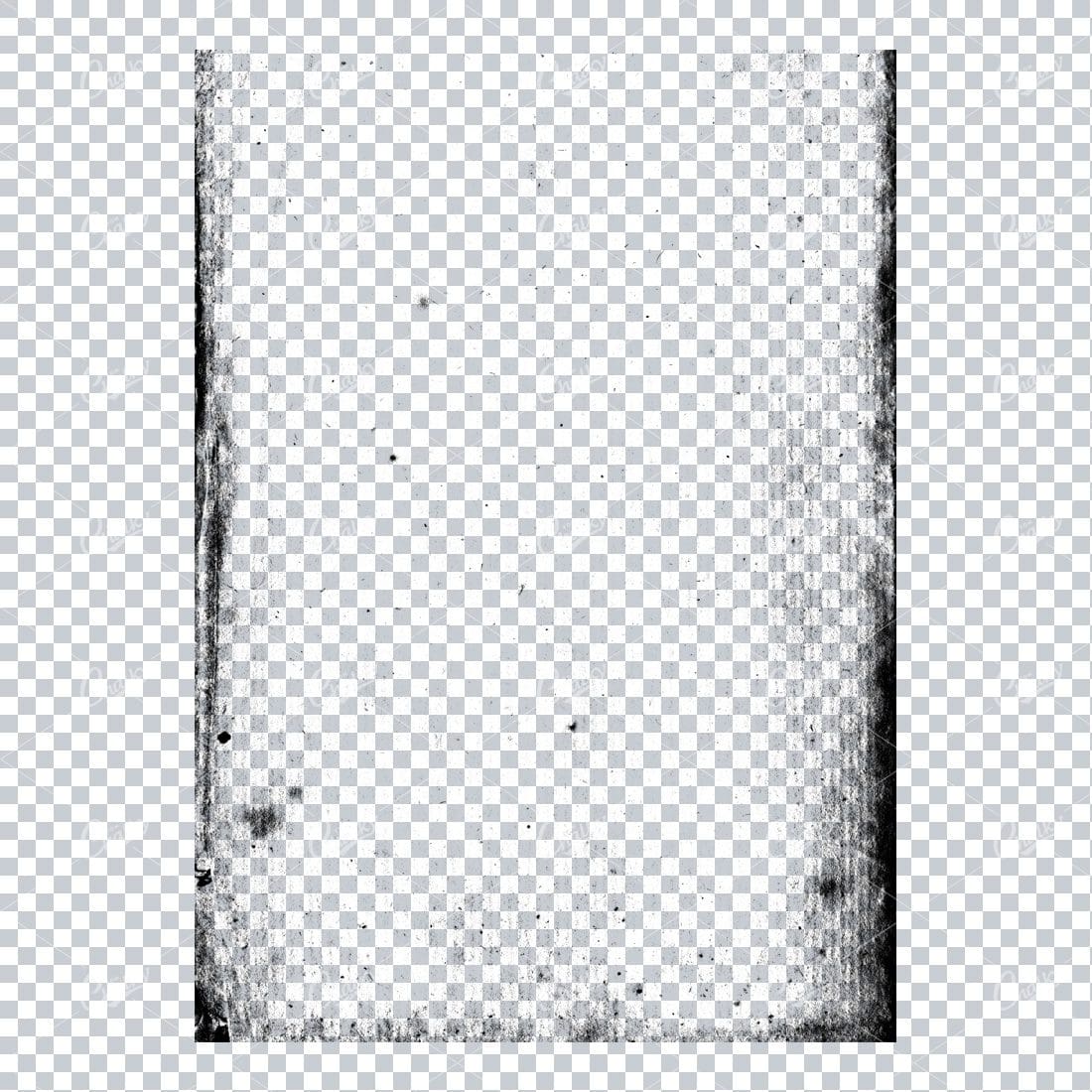 Transparent Book Page Texture - Vintage PNG Overlay No.34
