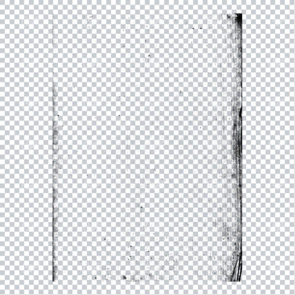 Transparent Book Page Texture - Vintage PNG Overlay No.35