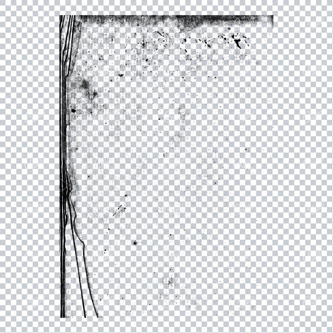 Transparent Book Page Texture - Vintage PNG Overlay No.36