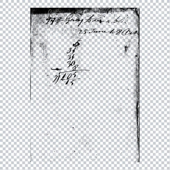Transparent Book Page Texture - Vintage PNG Overlay No.37
