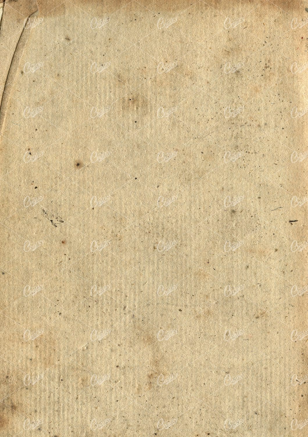 Vintage Book Page Scan with Ink Splats and Staining No.2