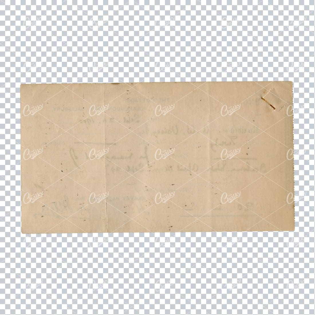 Antique Paper Ephemera Scan - Receipt No.6