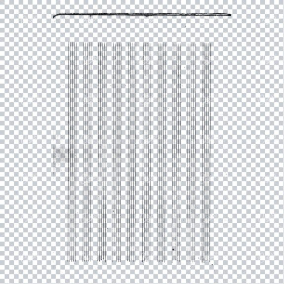 Transparent PNG Overlay Texture - Vintage Handwritten Music Sheet - Worn and Aged No.8
