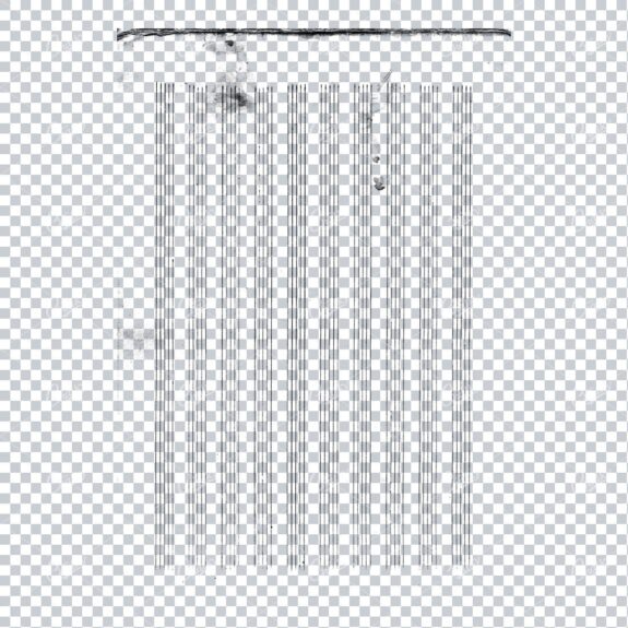 Transparent PNG Overlay Texture - Vintage Handwritten Music Sheet - Worn and Aged No.10