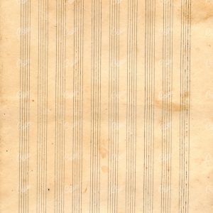 Vintage Handwritten Music Sheet Paper Texture - Worn and Aged No.11
