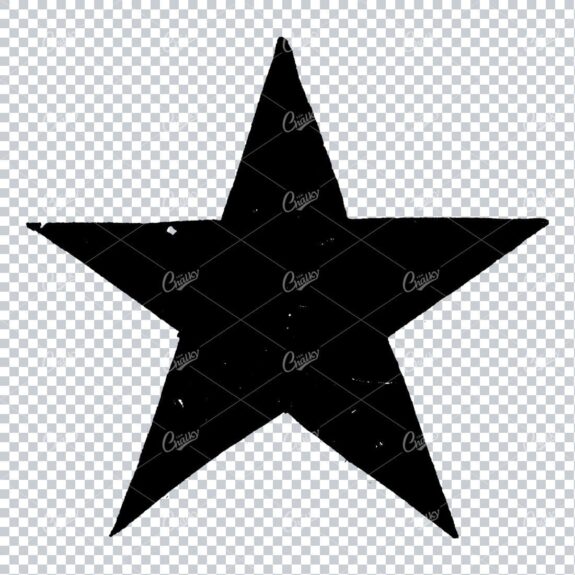 Old Engraved Illustration of a Star