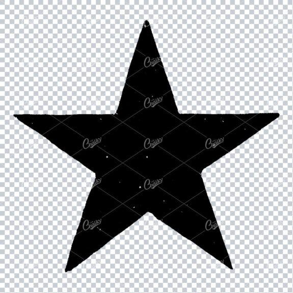 Handcrafted Illustration of a Star No.1