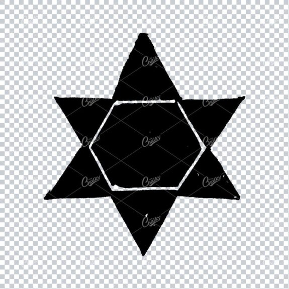 Handcrafted Illustration of a Star No.5