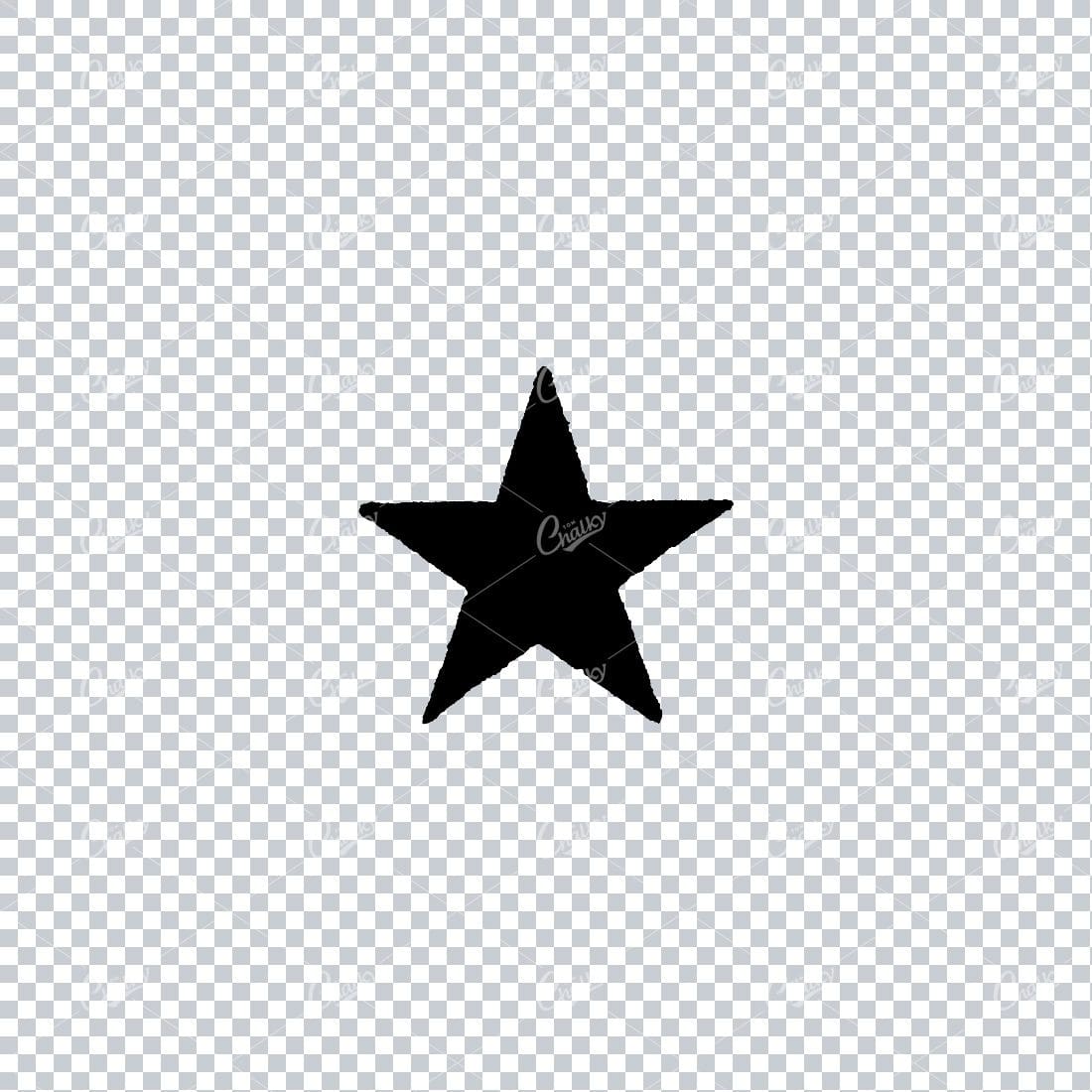 Handcrafted Illustration of a Star No.11