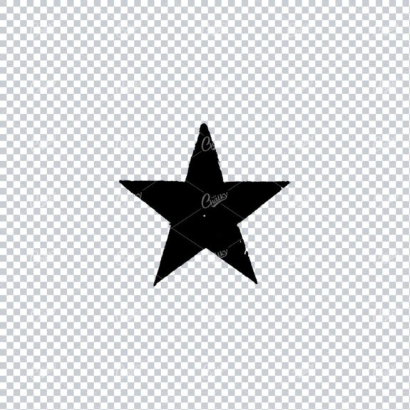 Handcrafted Illustration of a Star No.14