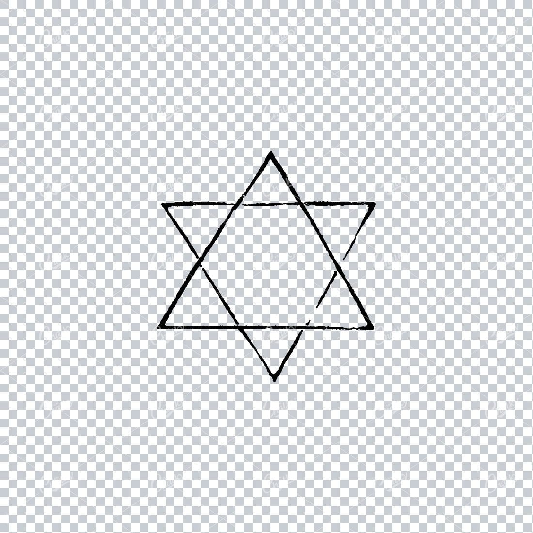 Handcrafted Illustration of a Star No.15