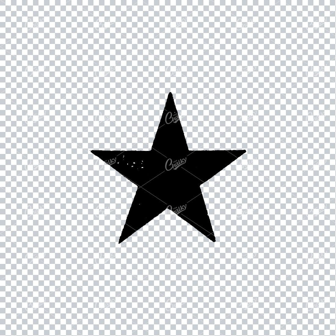 Handcrafted Illustration of a Star No.16
