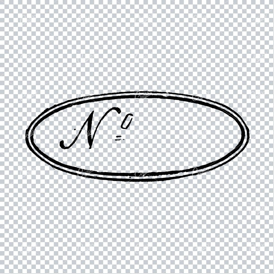 Small Number Badge Sign No.2