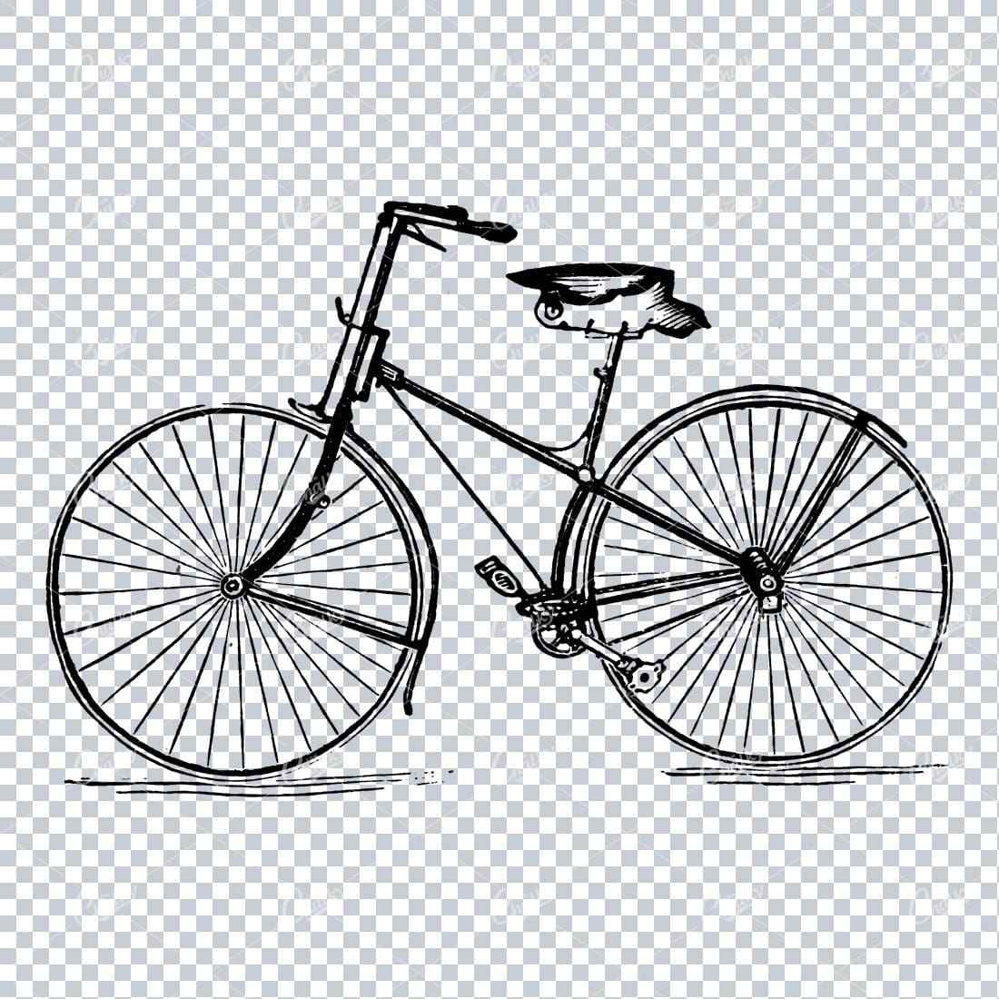 Old Artwork of a Bicycle No.2
