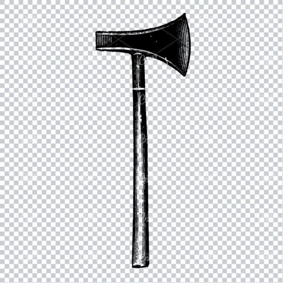 Vintage Tool Illustration - Axe