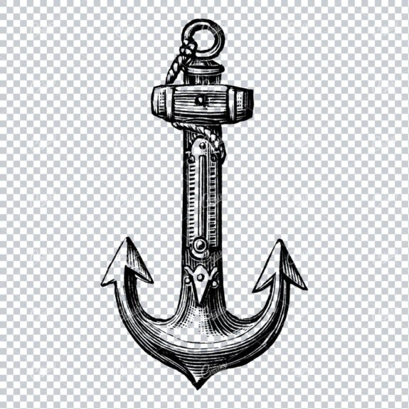Vintage Nautical Artwork - Anchor